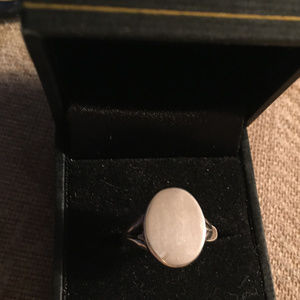 New~ Oval Sterling Silver Ring